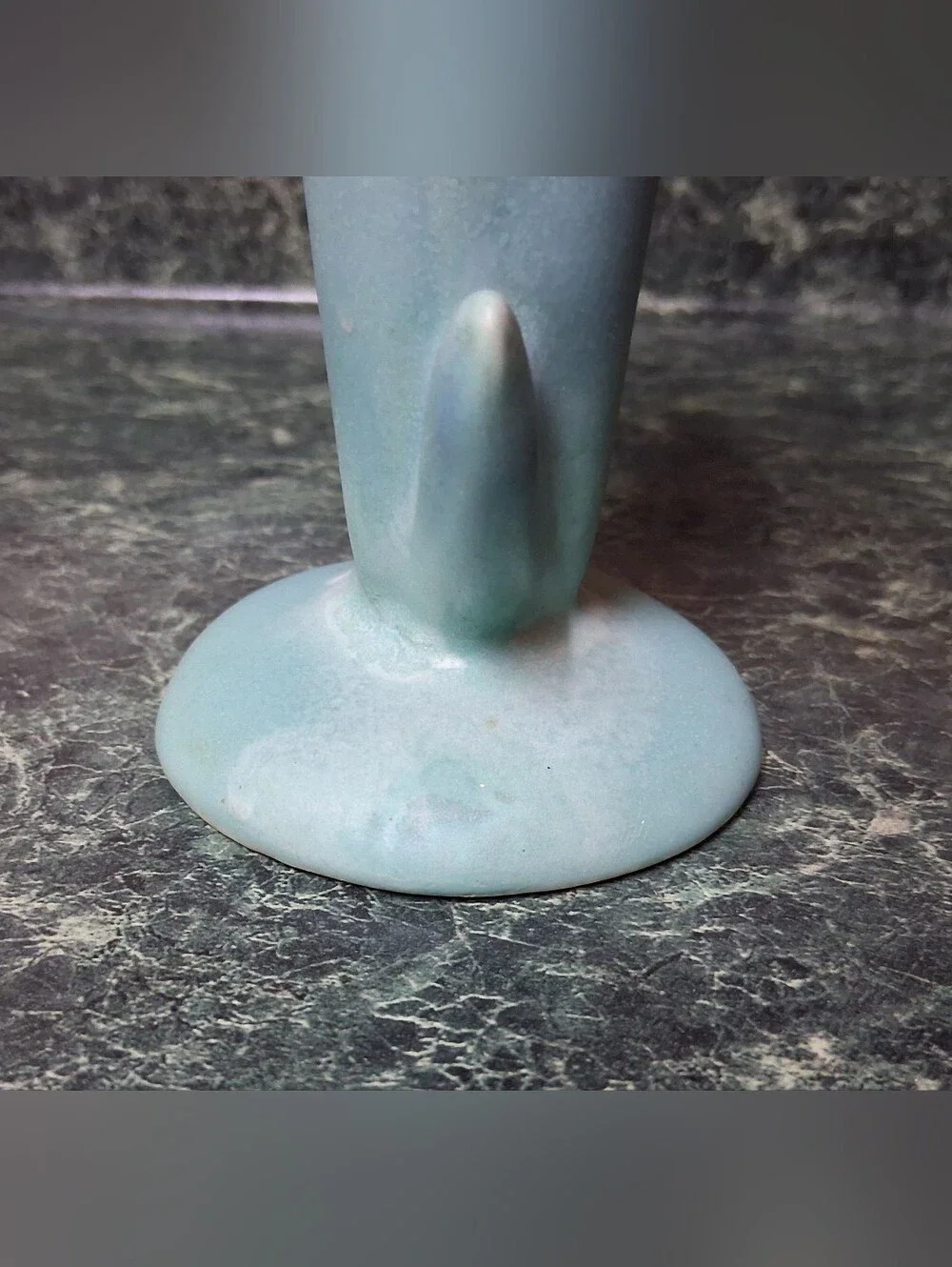 Vintage Van Briggle Pottery Bird Of Paradise Vase Turquoise